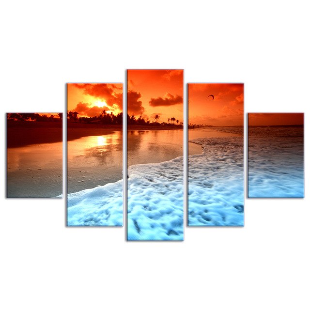640x640 Coastal Canvas Wall Art Ocean Canvas Wall Art Print Painting Beach - Canvas Painting Beach Scene