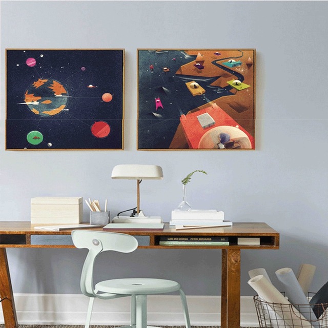 640x640 Cartoon Animals Lucky Monkey Reading Book Canvas Painting Yellow - Canvas Painting Book