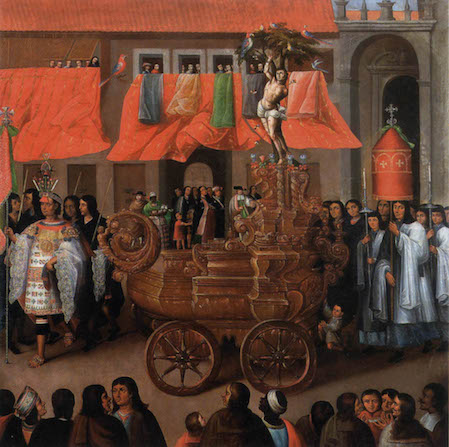 449x447 Parish Of San Procession Of Corpus Christi Series - Canvas Painting Corpus Christi