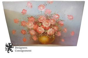 300x199 Robert Cox Signed Floral Still Life Roses Impulse Designs Oil - Canvas Painting Dayton Ohio