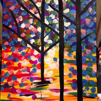 348x348 Pinot's Palette - Canvas Painting Des Moines