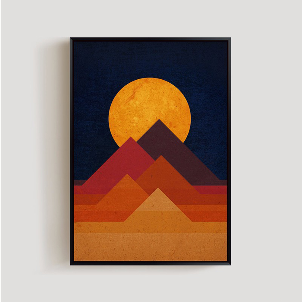 1001x1001 Phoenix Abstract Sunrise Sea Prints Picture Canvas Wall Art - Canvas Painting For Bedroom