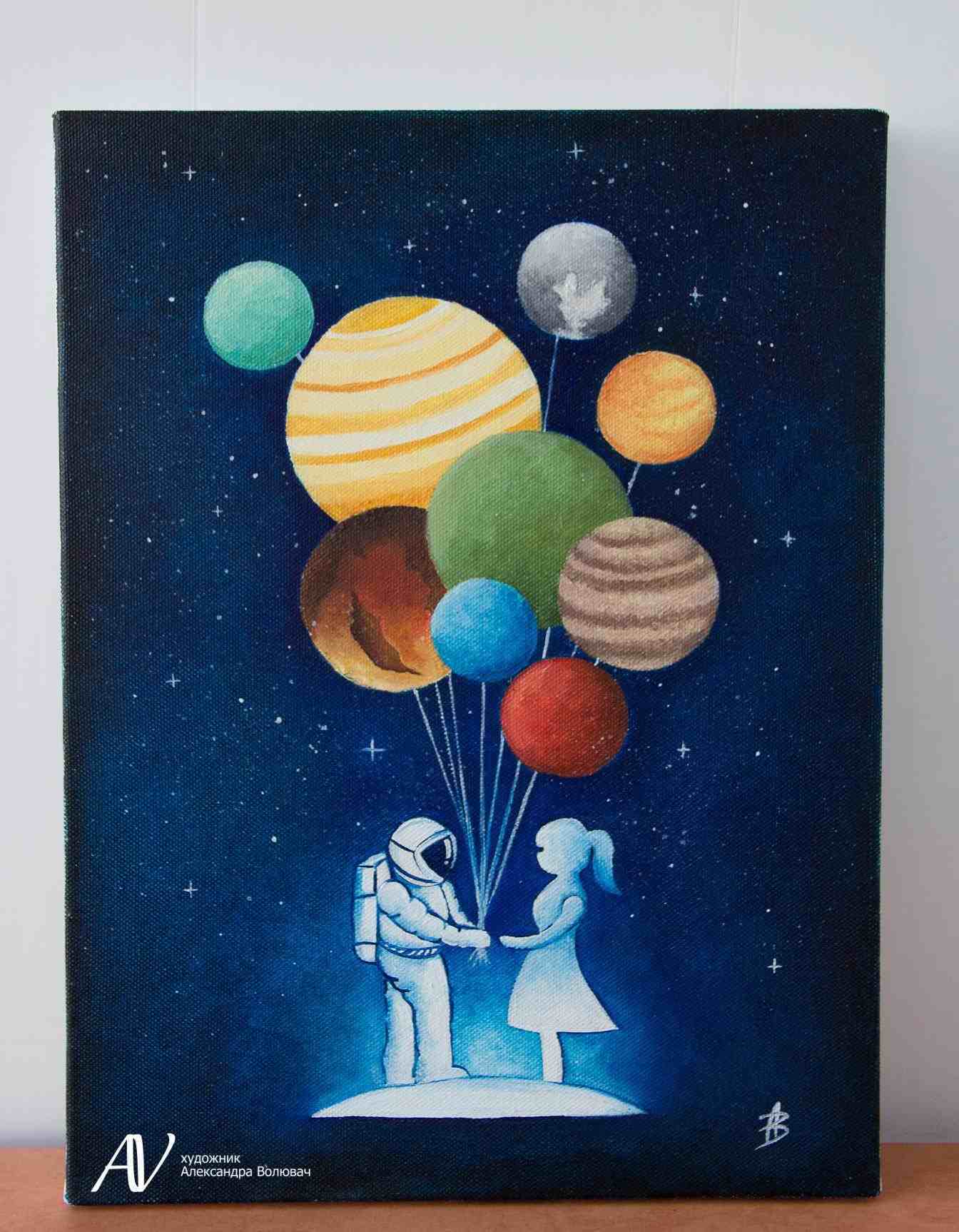 1344x1726 Boyfriend Valentineus Day Painted A Canvas Rhcom Chibi - Canvas Painting For Boyfriend