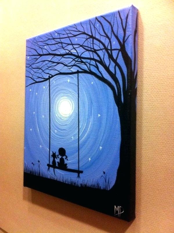 Easy Canvas Painting Ideas For Boyfriend