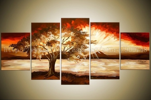 640x425 Handmade Oil Paintings For Living Room Background Canvas Wall - Canvas Painting For Dining Room