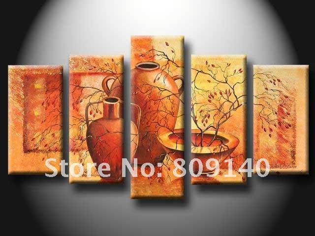 640x480 Kitchen Dining Room Oil Painting Canvas Abstract Artwork Big Size - Canvas Painting For Dining Room