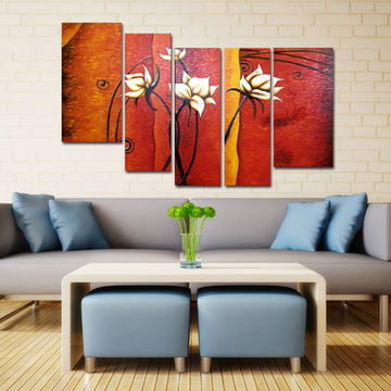 360x360 China Hand Painted Flower Canvas Oil Painting Wall Art Home - Canvas Painting For Office
