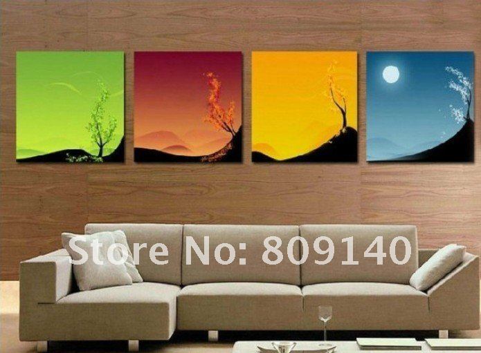 695x511 Oil Painting Canvas Scenery Landscape Beautiful Decoration High - Canvas Painting For Office