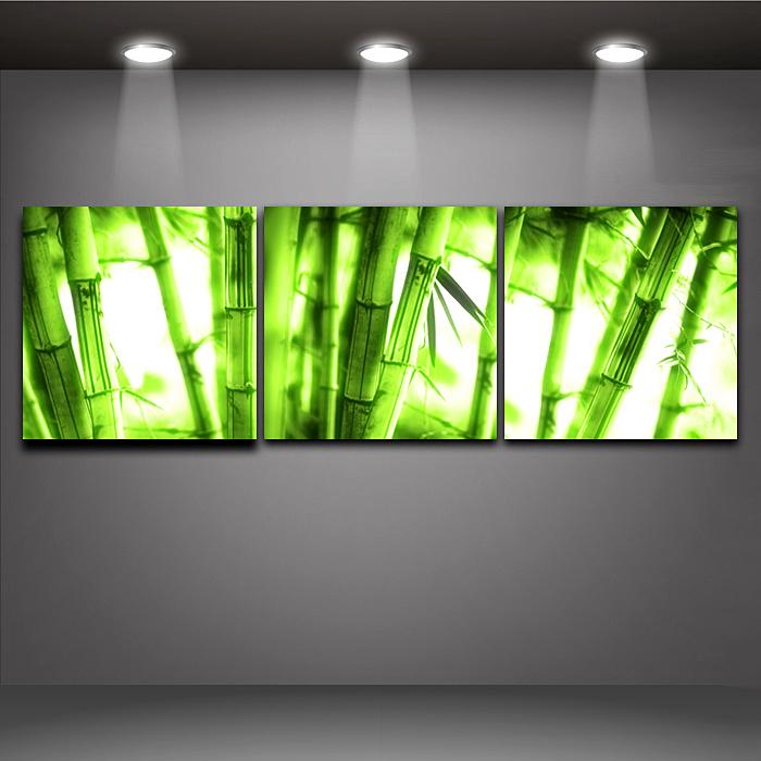 700x700 2018 Chinese Bamboo Picture Printed On Canvas Modern Mural Art - Canvas Painting For Office