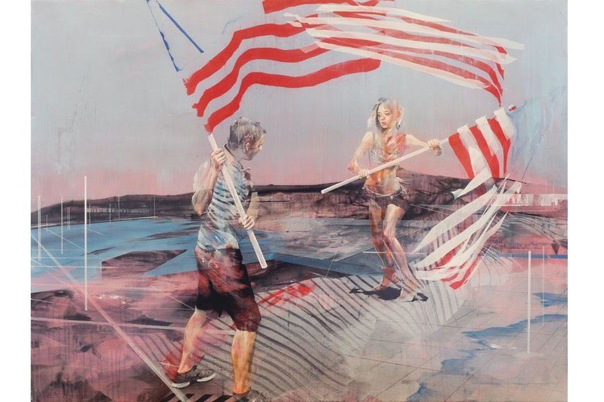 865x577 New Contemporary Artwork By Thinkspace Gallery Returns To The Fort - Canvas Painting Fort Wayne