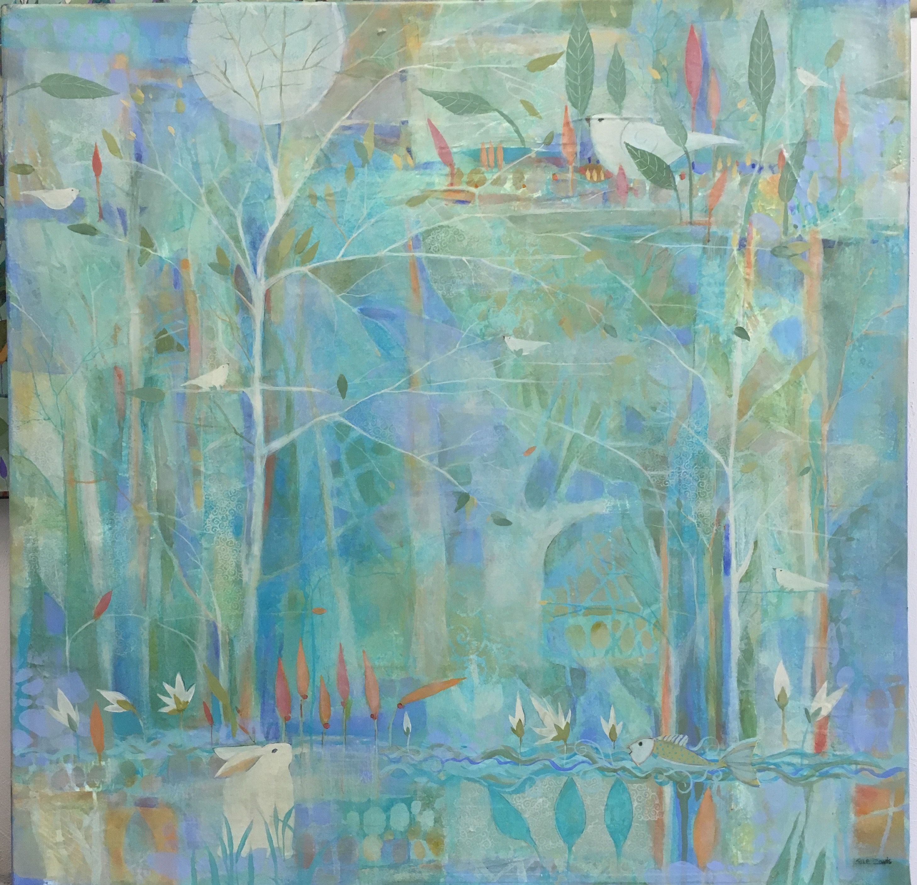 2916x2813 Sue Davis, Fort Wayne, Indiana 24x24 Acrylic On Canvas Painting - Canvas Painting Fort Wayne