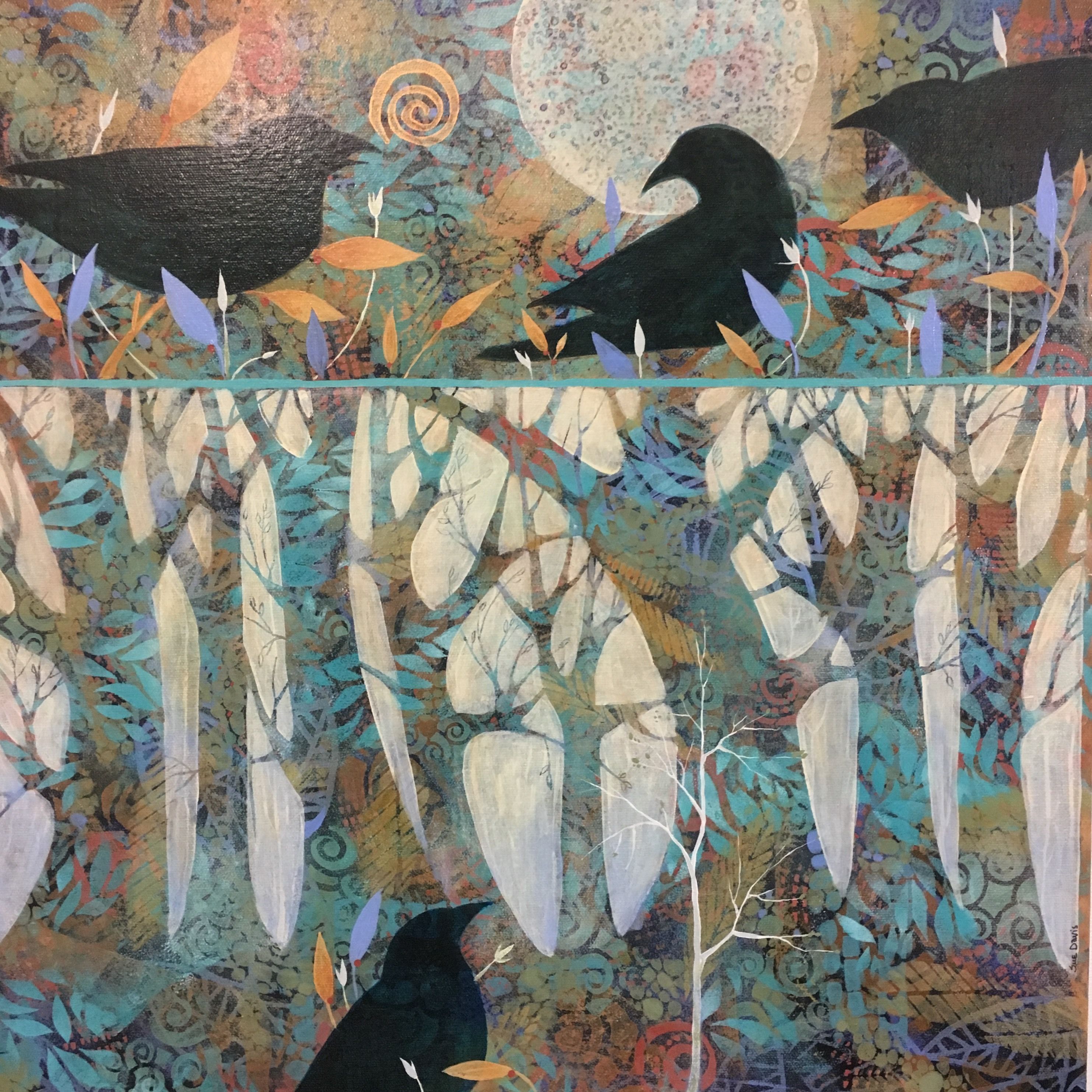 2965x2965 20x20 Acrylic On Canvas By Sue Davis, Fort Wayne, Indiana. Art - Canvas Painting Fort Wayne