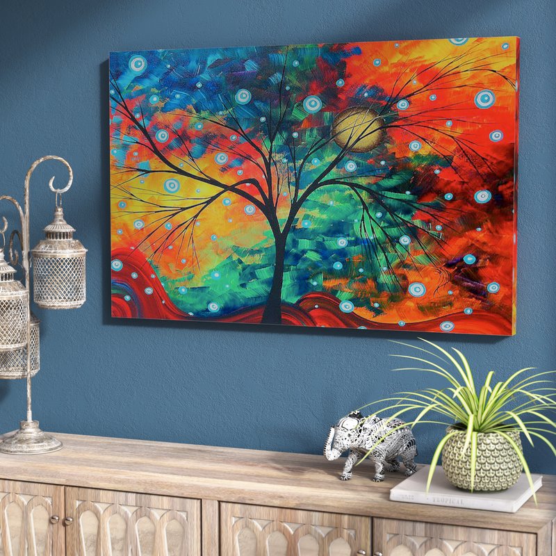 800x800 World Menagerie Fiery Dreams By Megan Duncanson Framed Painting - Canvas Painting Fort Wayne
