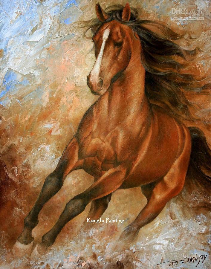 Canvas Painting Horse