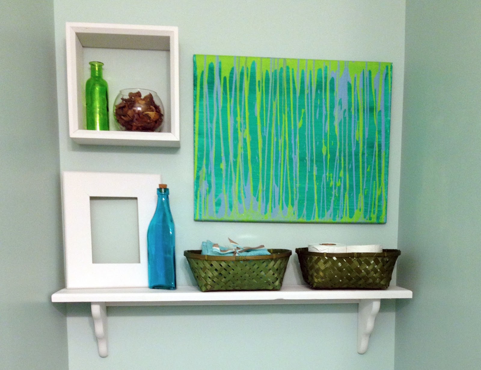 1600x1230 The Artsy Collection Diy Canvas Art - Canvas Painting In Bathroom