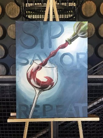 337x450 Vineyard Van Gogh Painting! One Of Many Events We Host Here, Our - Canvas Painting Indianapolis