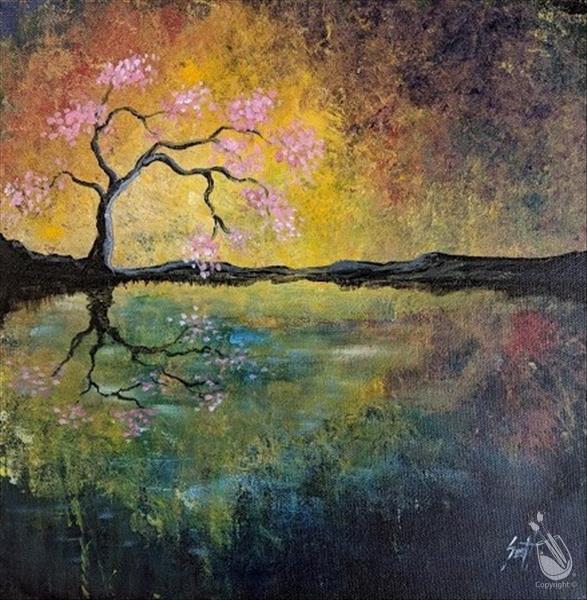 587x600 Morning Reflections - Canvas Painting Lexington Ky