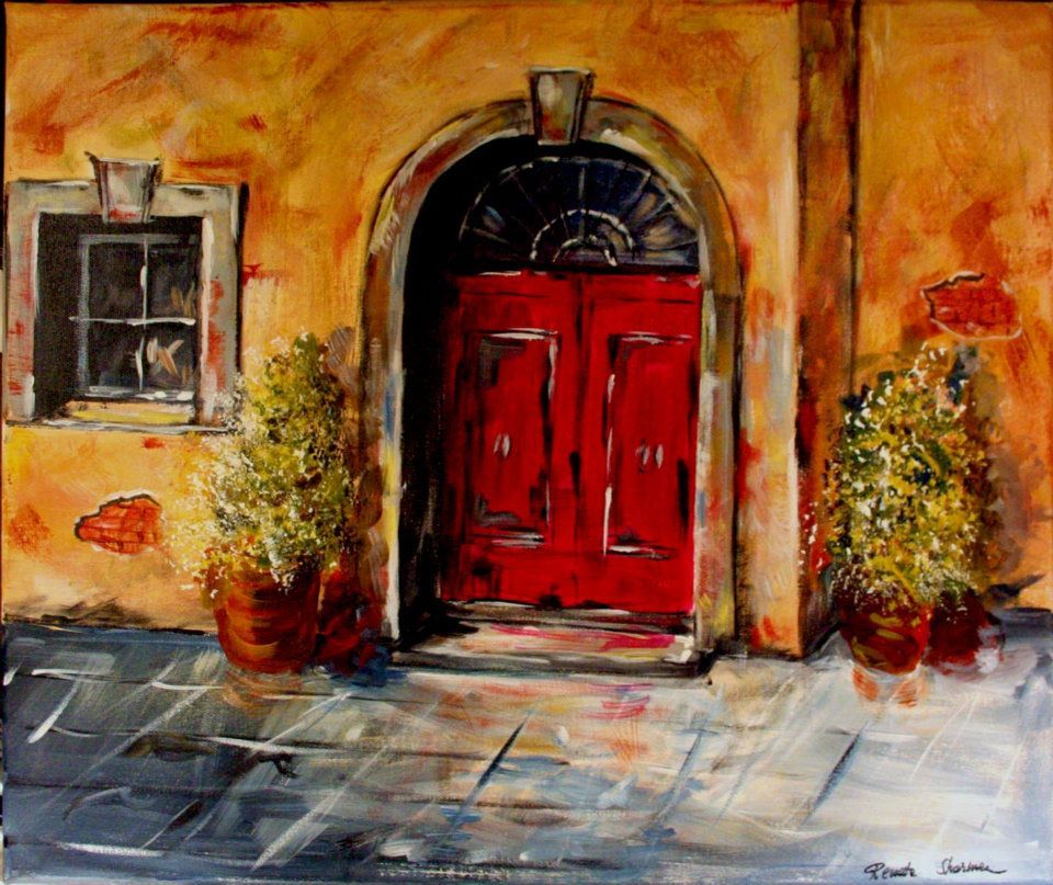 960x807 The Red Door - Canvas Painting Lexington Ky