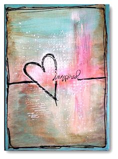 236x319 Diy Abstract Heart Painting And A Fun Paint Party - Canvas Painting Love