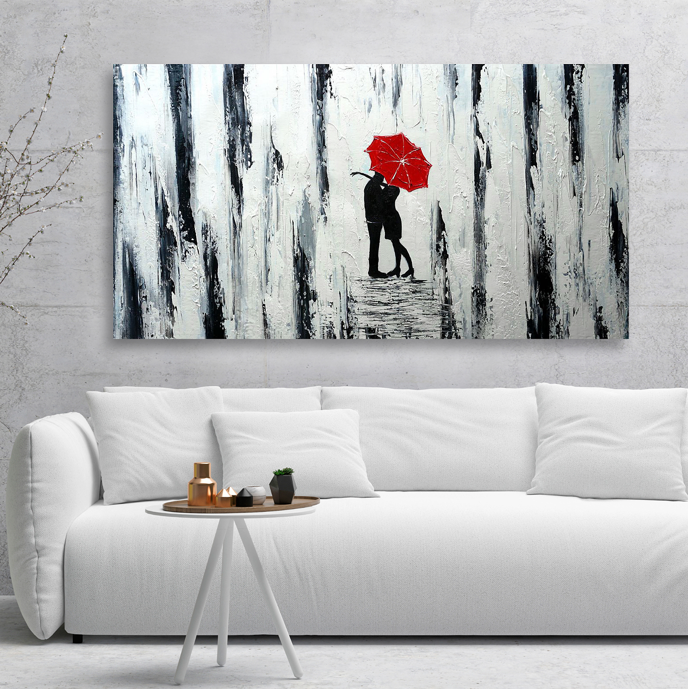1398x1399 Oil Painting - Canvas Painting Love