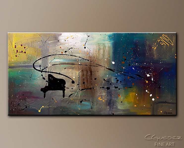 743x600 Abstract Art Music Paintings For Sale - Canvas Painting Music