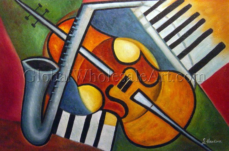 792x525 Abstract Music - Canvas Painting Music