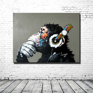 300x300 Handpainted Oil Painting Wall Painting Canvas Paintingmusic - Canvas Painting Music