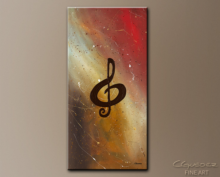 743x600 Music Art Filled With Music - Canvas Painting Music