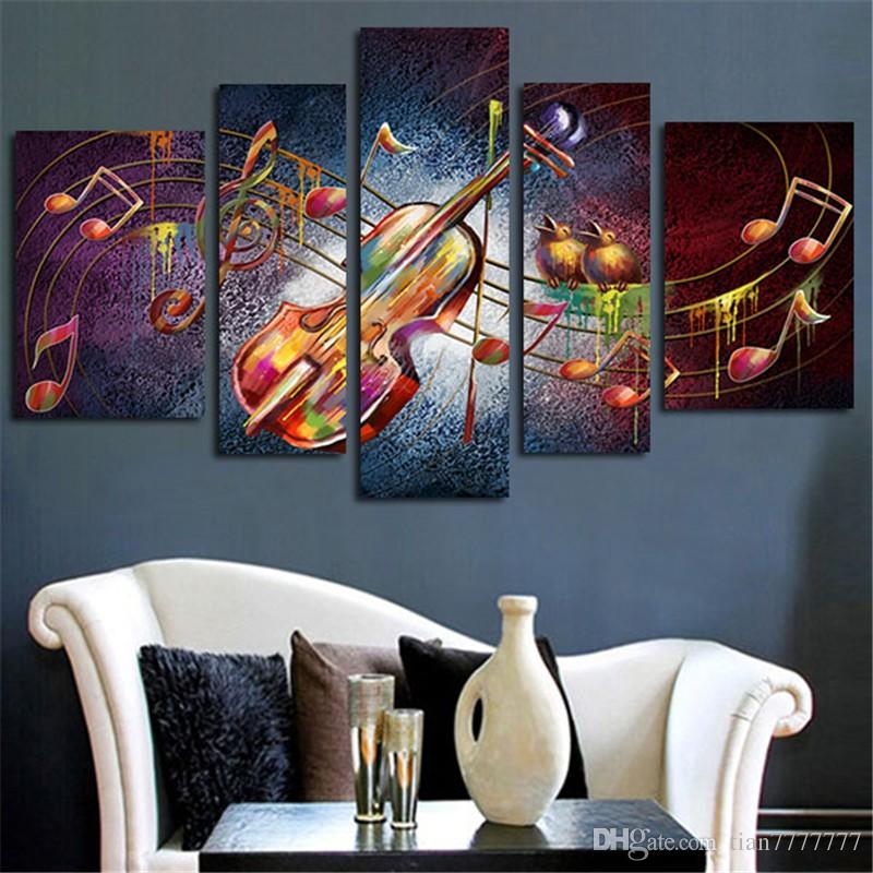 Canvas Painting Music at PaintingValley.com | Explore collection of ...