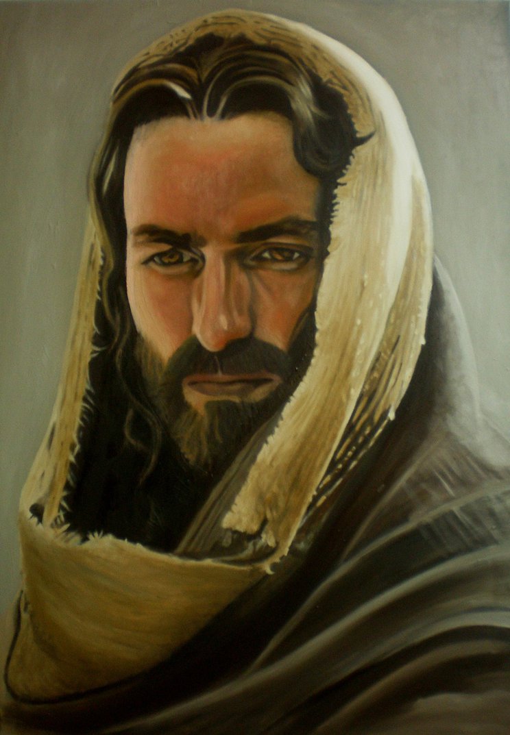 744x1073 Jesus Christ (Oil Painting On Canvas 70cm X 100cm) By Romseskype - Canvas Painting Of Jesus