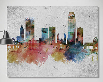 340x270 Omaha Canvas Print Etsy - Canvas Painting Omaha