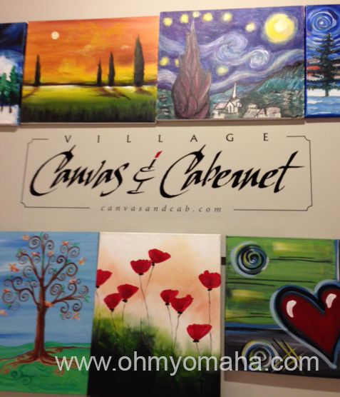 477x556 Village Canvas And Cabernet - Canvas Painting Omaha