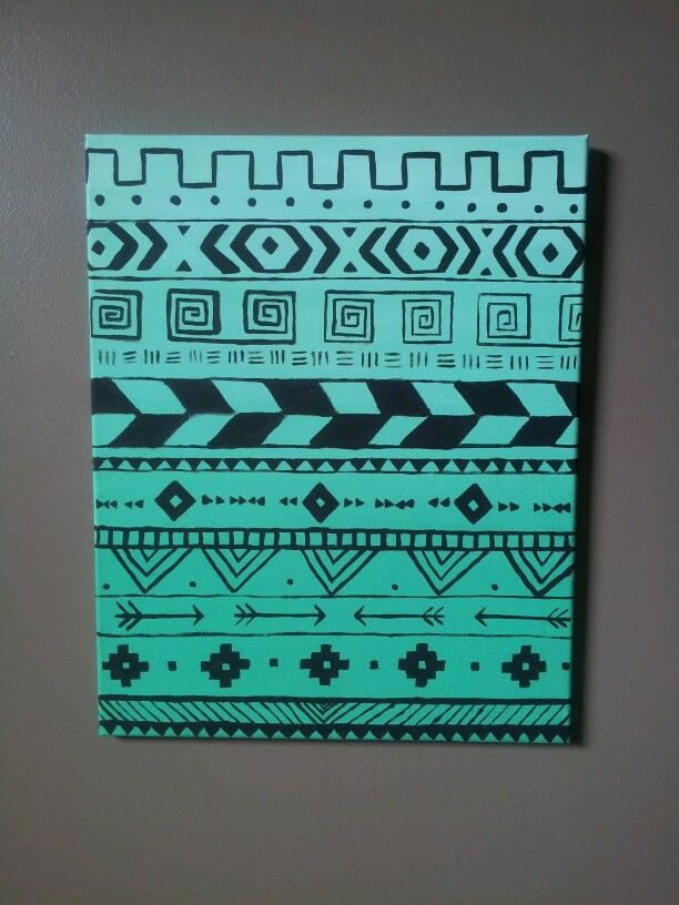 612x816 Ombre Tribal Painting House Ombre, Paintings - Canvas Painting Patterns