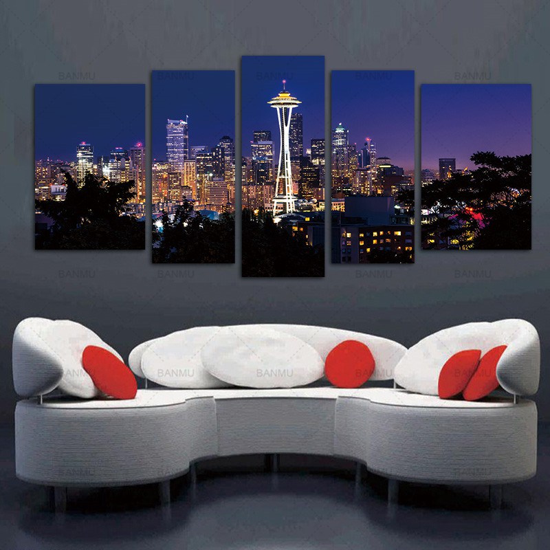 Canvas Painting Seattle at PaintingValley.com | Explore collection of ...