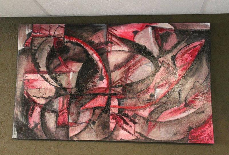 800x542 Red Arbor Tattoos Amp Fine Art Original Art Canvas Abstract - Canvas Painting Sioux Falls