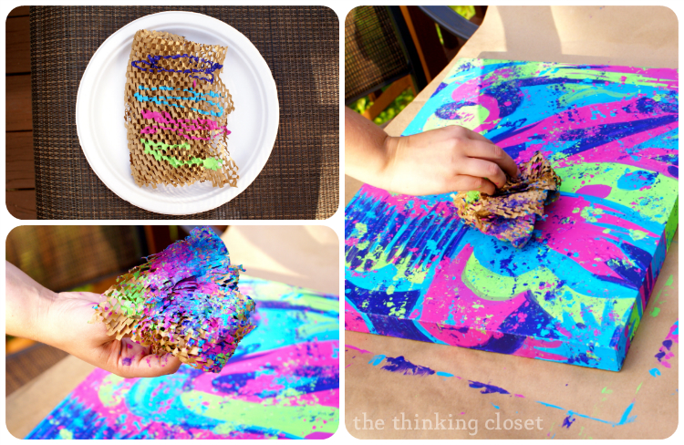 750x488 Easy Things Paint Canvas Beginners Subway Art - Canvas Splatter Painting