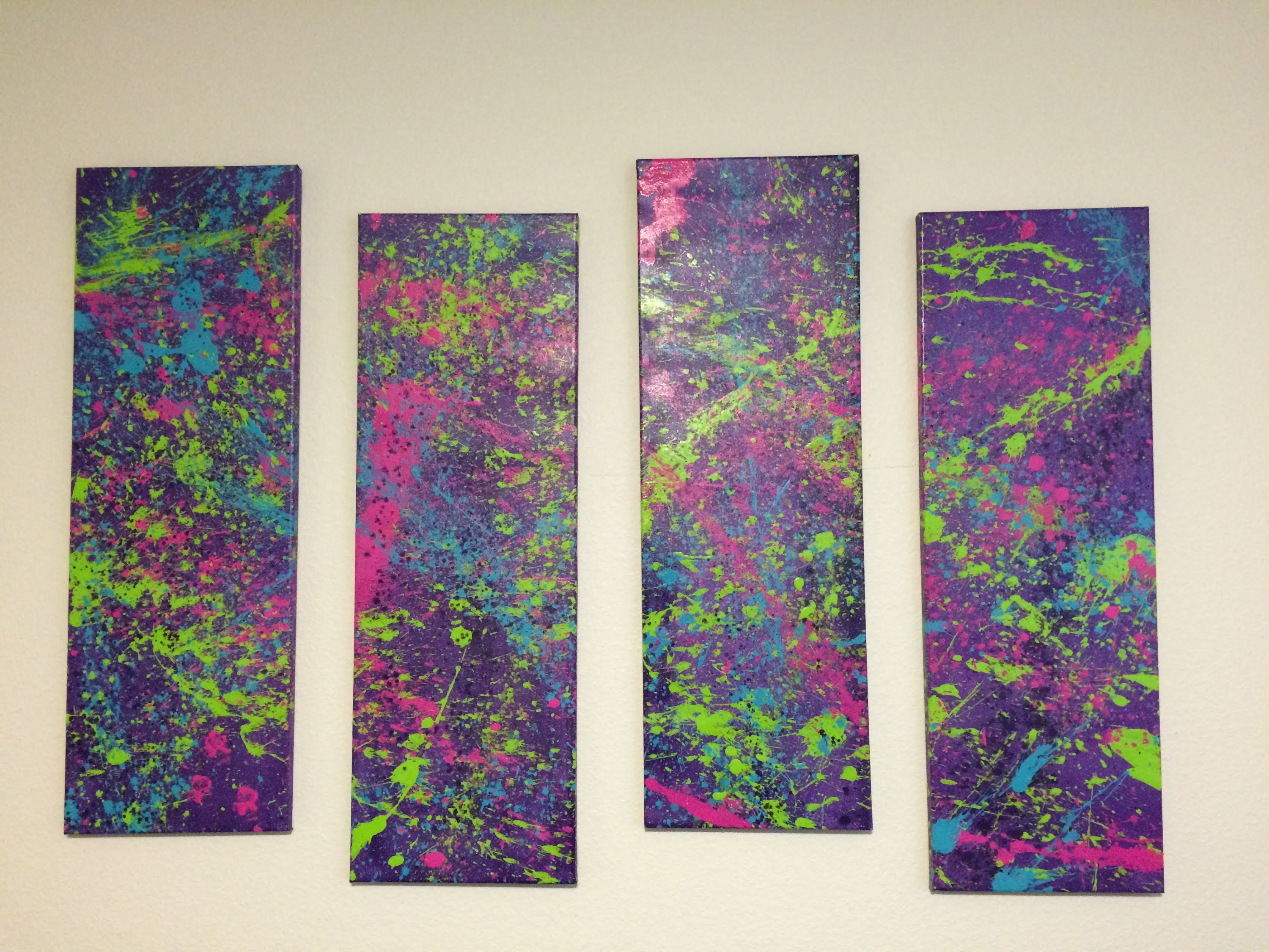 3000x2250 How To Splatter Paint! - Canvas Splatter Painting