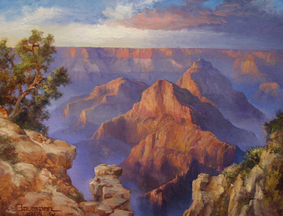 980x750 Grand Canyon Painting In Resplendent Awe - Canyon Painting