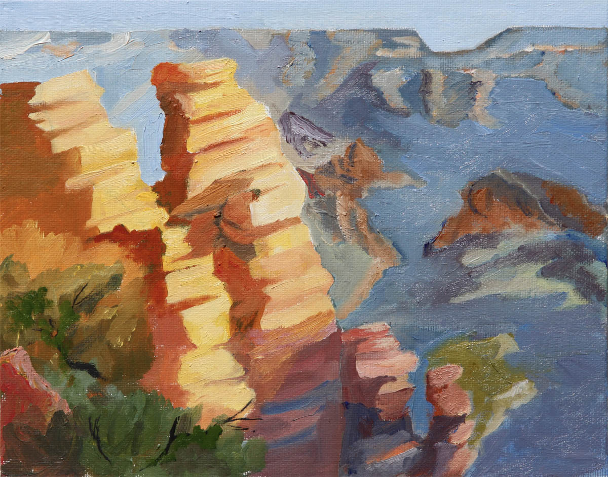 1200x943 Online Painting Workshop 9 - Canyon Painting