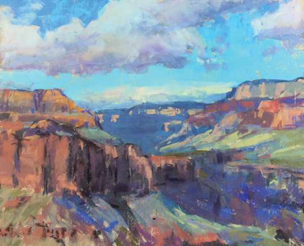 600x485 Painting En Plein Air Across The Grand Canyon - Canyon Painting