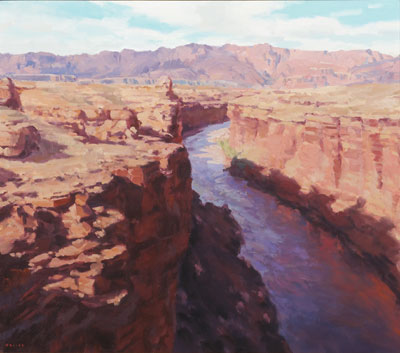 400x353 Painting The Southwestern Landscape Canyon Road Arts - Canyon Painting