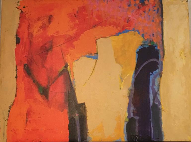 770x575 Saatchi Art Canyon Painting By Rosalind Rosen - Canyon Painting