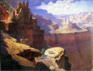 300x230 Fine Arts Oil Painting Reproductions Wholesale, Reproduction Oil - Canyon Painting