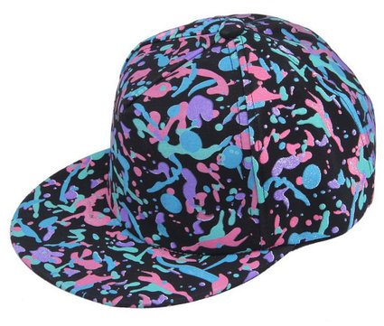 425x361 Buy Bigood Women Painting Baseball Hat Cap Hip Top Trucker Flat - Cap Painting