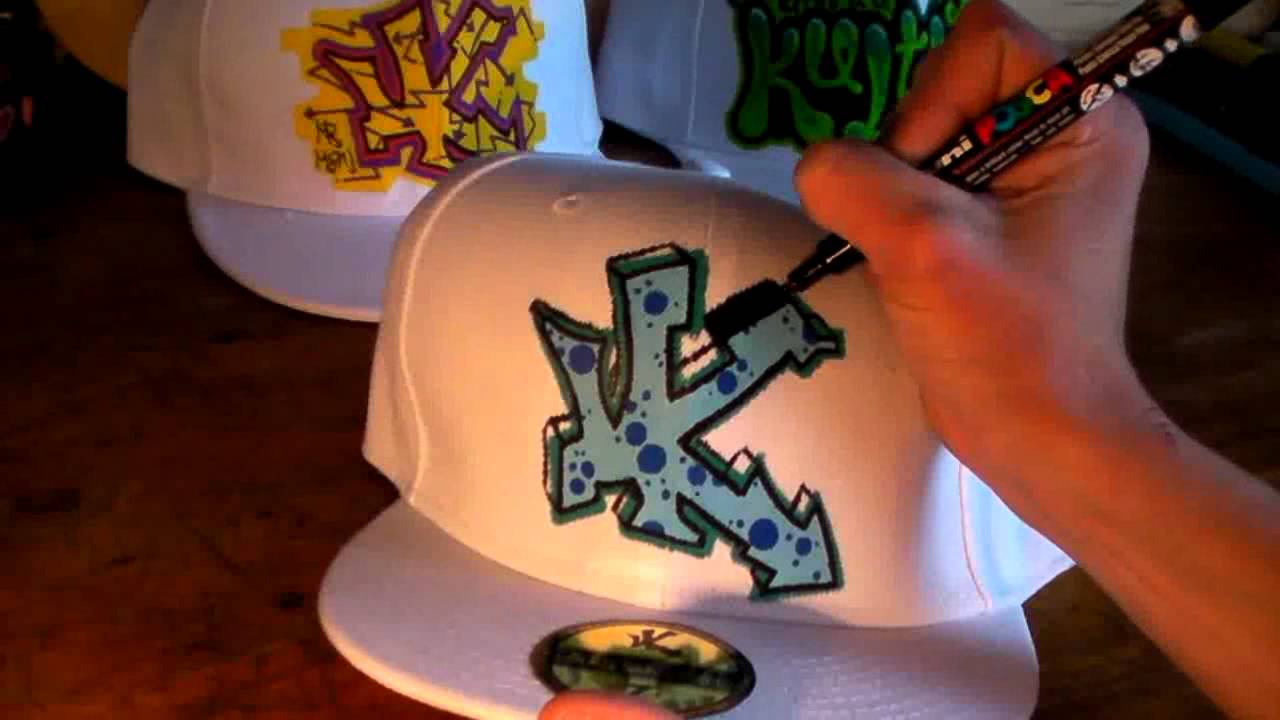 1280x720 How To Graffiti A Hat - Cap Painting