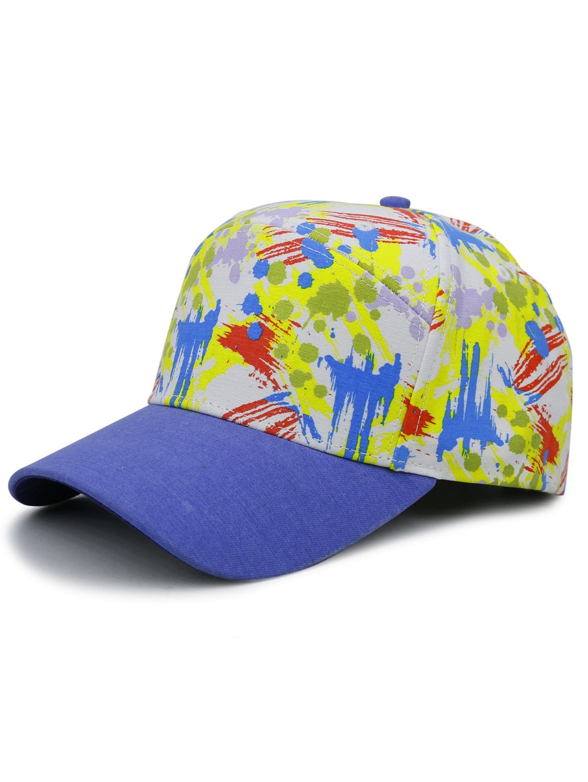 1200x1596 2018 Painting Pattern Adjustable Graphic Hat Blue In Hats Online - Cap Painting