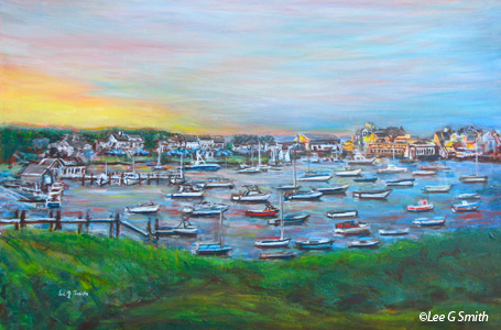 455x300 Paintings Of Cape Cod Scenes By Lee G Smith - Cape Cod Painting