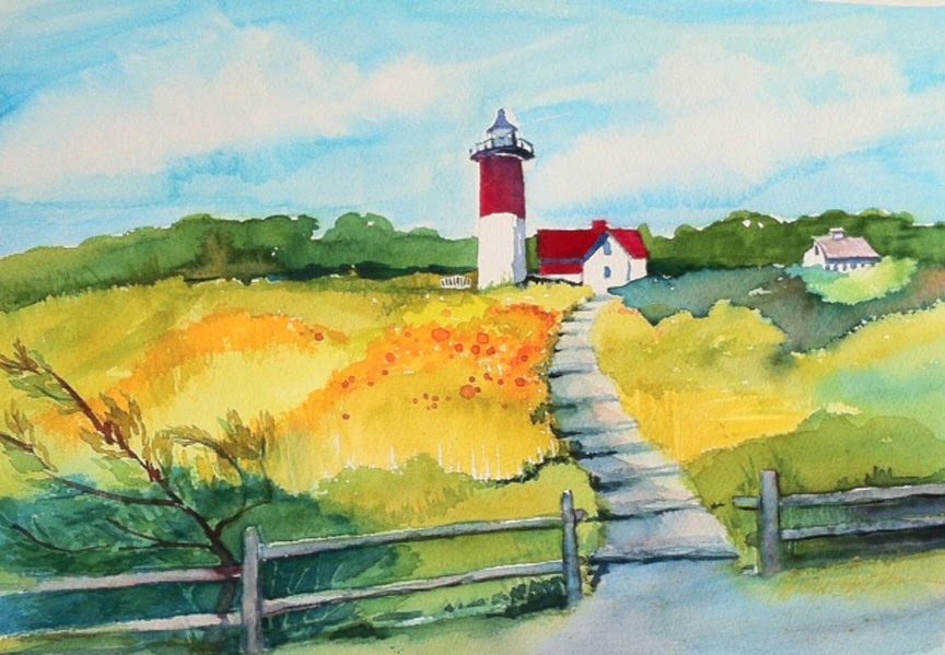 Cape Cod Painting At PaintingValley Com Explore Collection Of Cape   Cape Cod Painting 25 