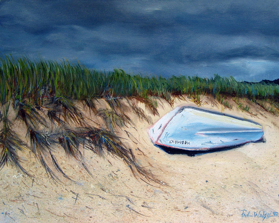 900x720 Cape Cod Boat Painting By Paul Walsh - Cape Cod Painting
