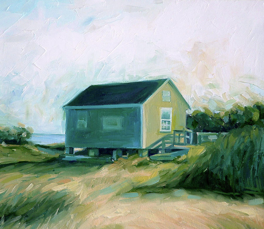 900x782 Cape Cod Cottage Painting By Ezartesa Art - Cape Cod Painting